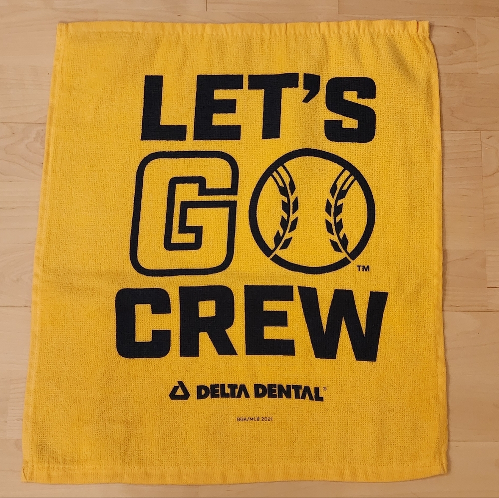 Milwaukee Brewers "Let's Go Crew" Playoff Rally Towel